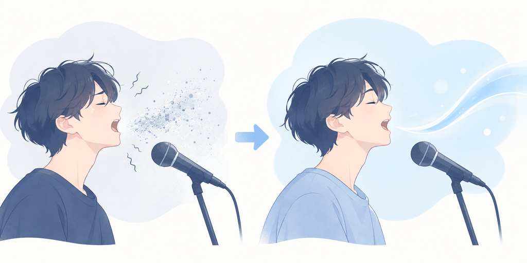 結論:裏声のかすれは「息の出しすぎ」を見直すと変わる